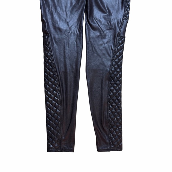 Spanx Quilted Faux Leather Leggings - Picture 7 of 9